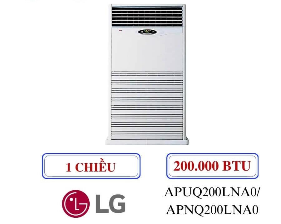 Điều hòa tủ đứng packaged LG APUQ200LNA0/APNQ200LNA0 200.000BTU