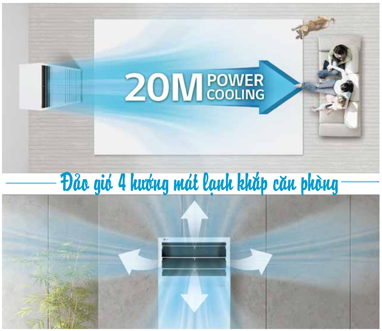 Điều hòa tủ đứng lg thổi xa 20m