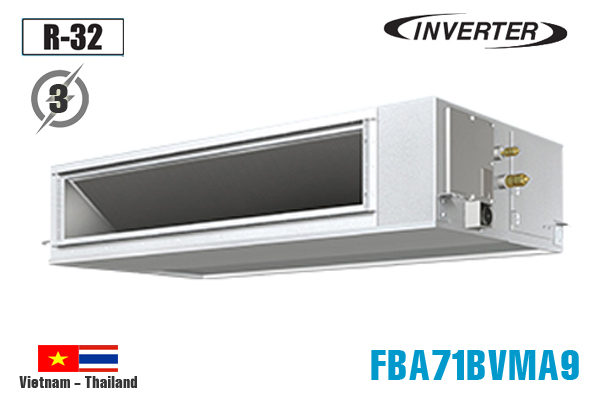FBA71BVMA9/RZF71DYM, Điều hòa nối ống gió 24000BTU Daikin inverter 1 chiều
