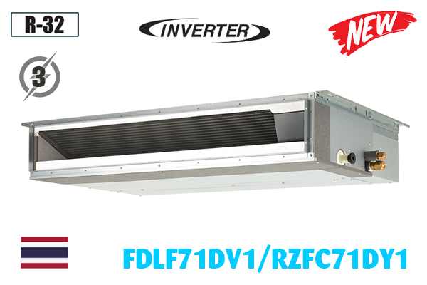 Điều hòa Daikin FDLF71DV1/RZFC71EY1 nối ống gió 24.200BTU inverter