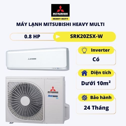 Máy lạnh treo tường Multi Mitsubishi Heavy SRK20ZSX-W
