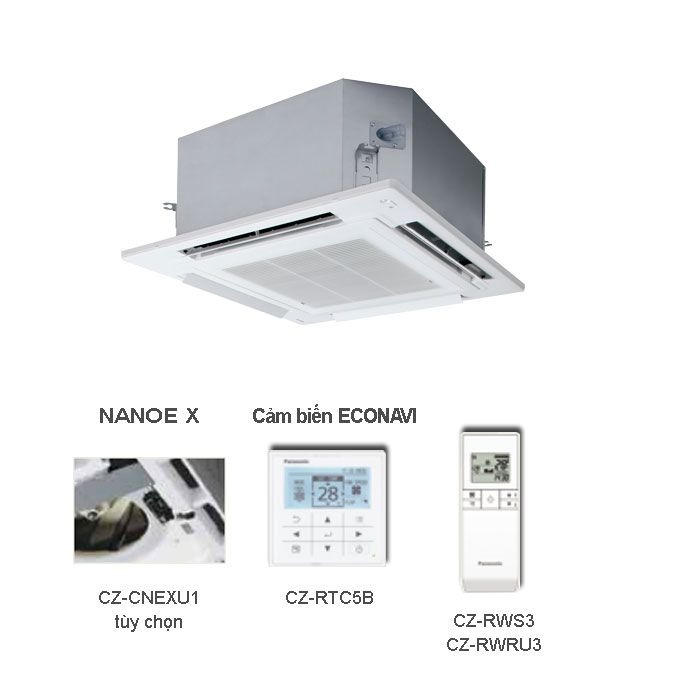 Dàn Lạnh Cassette Âm Trần Điều Hòa Trung Tâm Panasonic S-56MU2E5A 19,100BTU