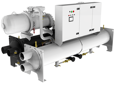 Chiller Trục Vít Ngập Nước Làm Mát Bằng Nước Hãng TICA.