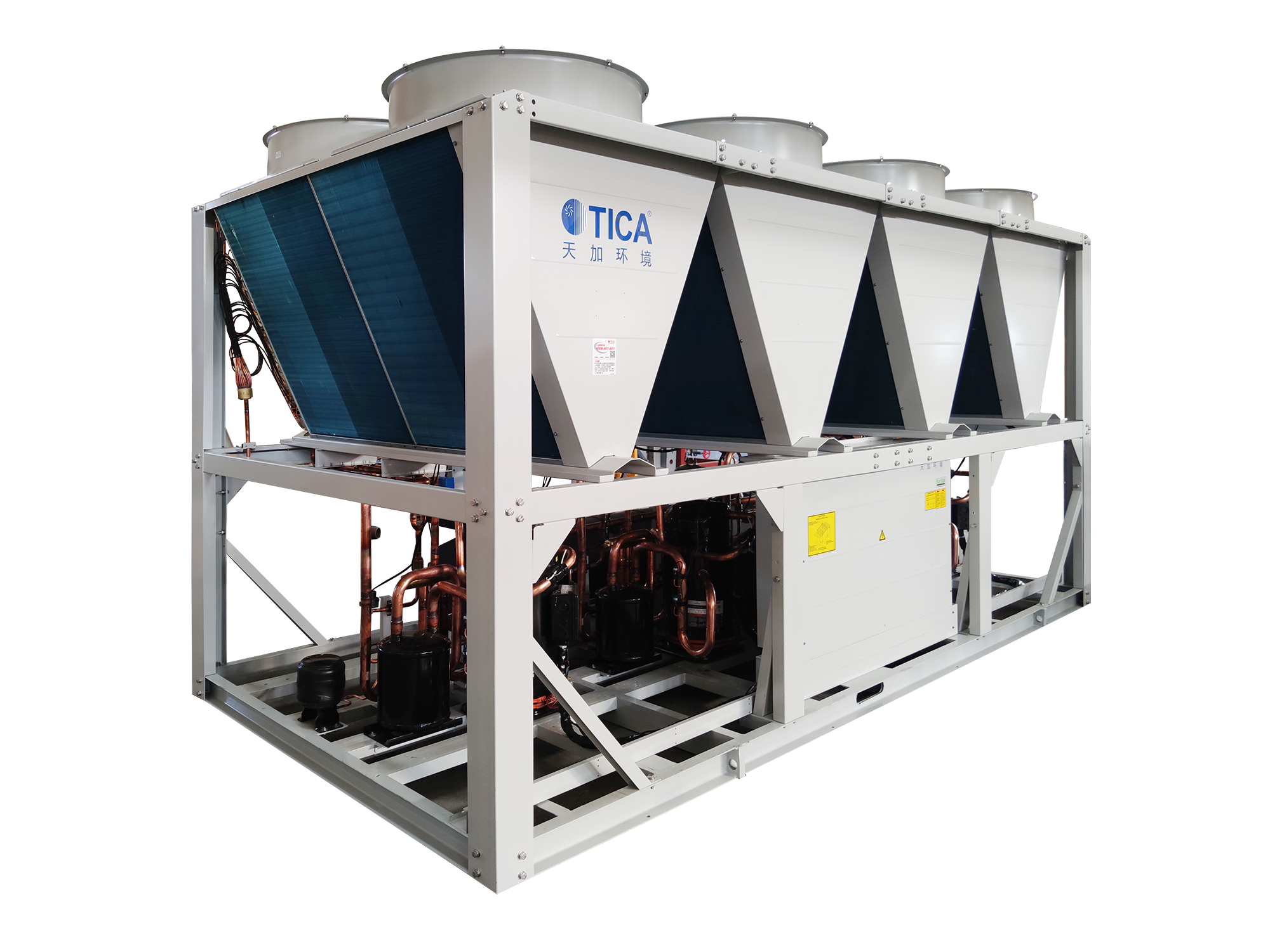 Điều Hoà Chiller Xoắn Ốc Giải Nhiệt Gió Hãng TICA